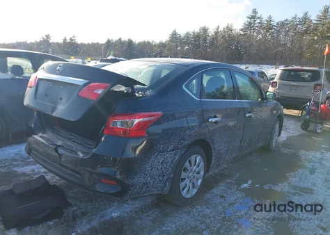 2019 Nissan Sentra S z USA, uszkodzony, nr VIN 3N1AB7AP7KY224803